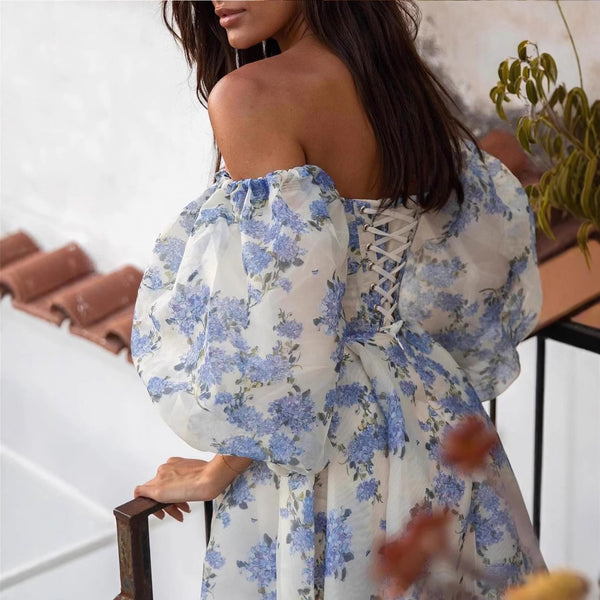 Tube Top Split Dress