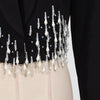 Rhinestone Short Blazer