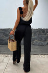 Summer Suspender Sleeveless Pocket Jumpsuit