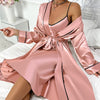 Cocoa Yacht Club Ice Silk Robe & Nightgown