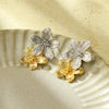 Retro Floral Tassel Earrings