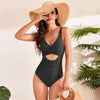 Criss Cross Pleated Tankini