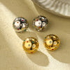 Silver & Gold Multi Crystal Earrings