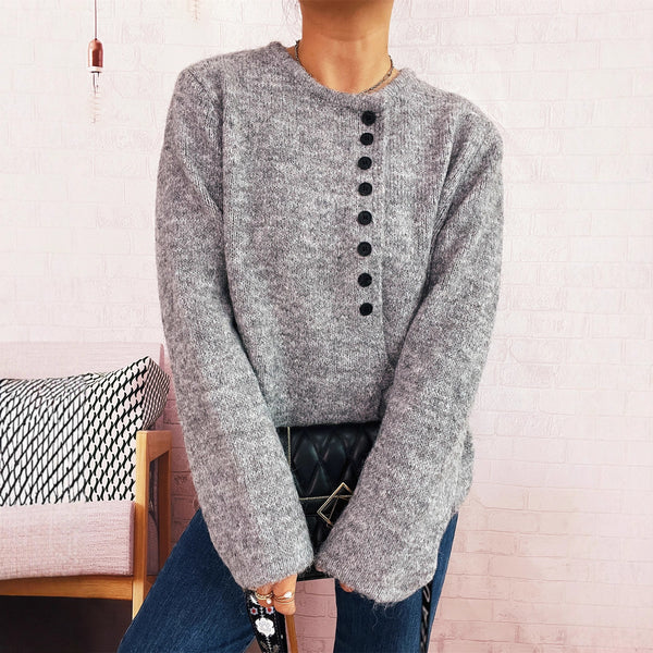Solid Sweater Cardigan