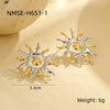 Twisted Sunflower Earrings
