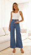 Cocoa Yacht Club Casual Retro Loose Straight Jeans