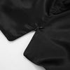 Cocoa Yacht Club Black Matte Satin Dress