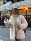 Fluffy Soft Fox Fur Jacket