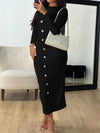 Autumn Elegant Maxi Dress