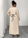 Slim Fit Lace Up Dress