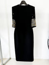 Cocoa Yacht Club Beads Diamond Mid Length Dress