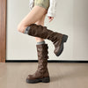Retro Knee High Boots