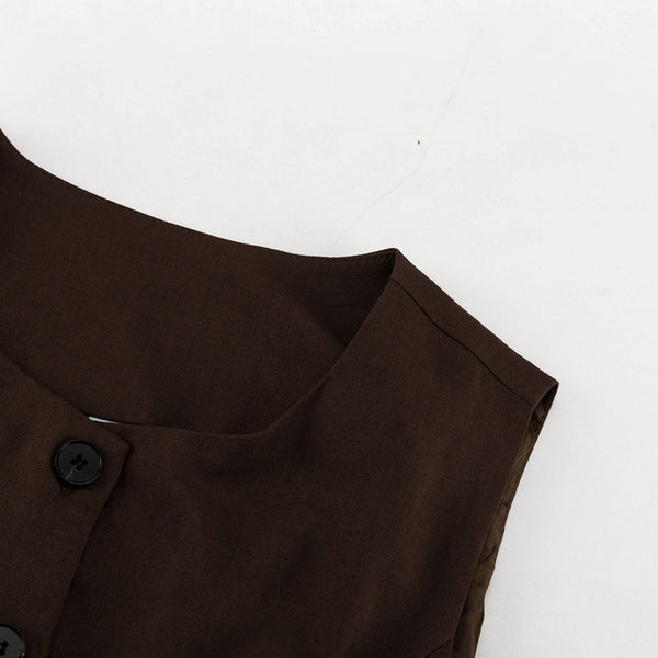 Cotton Linen Vest & Pants