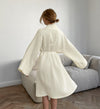 Comfortable Cardigan Lace Up Robe