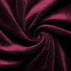 Solid Velvet Twisted Skirt