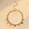 Classic Loving Heart Geometric Abstract Rhinestone Tassel Jewelry