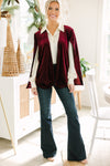 Velvet Cardigan Cape