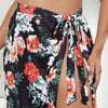 Floral Bikini & Asymmetric Skirt