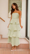 Backless Tiered Dress