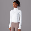 Stitching Fitness Zipper Skin Friendly Slim Fit Jacket