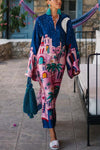 Nightscape Satin Casual Dress