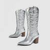 Metallic Western Boots