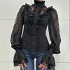 Dark Palace Lace Stitch Shirt