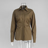 Office Pleated Shirt