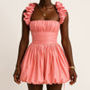 Halter Tube Top Sleeveless Short Dress