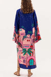 Nightscape Satin Casual Dress
