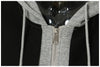 Chain Can Be Cinched Hoodie Sweater Dress