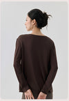 Slit Hemline Yoga Top
