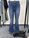 Simple Water Blue Denim Jeans