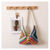 Grandmother Grid Straw Bag