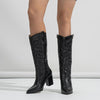 Metallic Western Boots