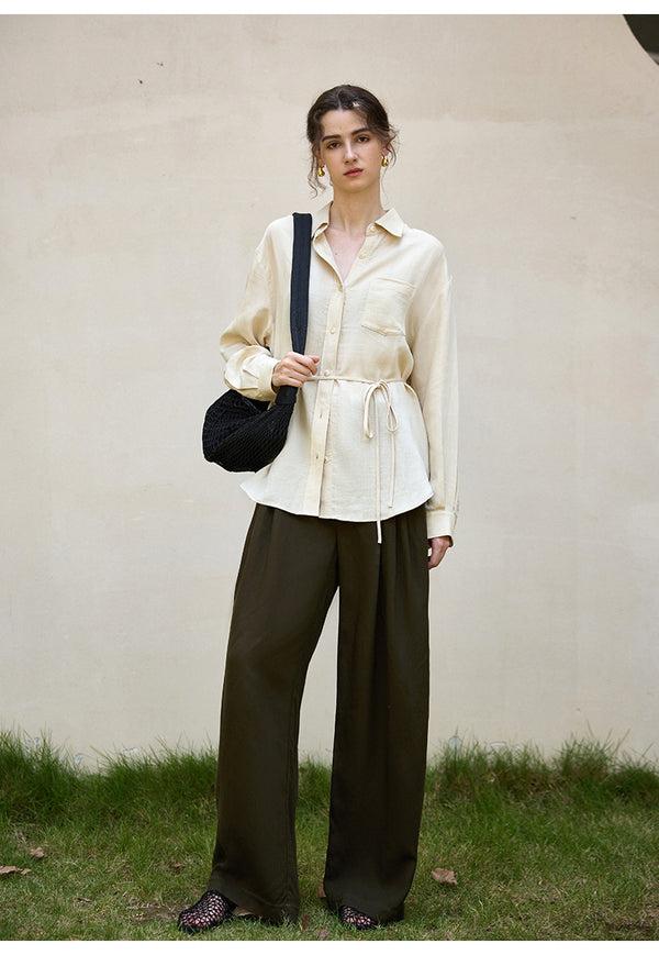 Tencel Linen Natural Texture Shacket