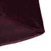Solid Velvet Twisted Skirt