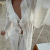 Lace Up Robe & Pants