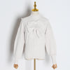 Classic Bowknot Turtleneck Apricot Pullover Knitted Sweater