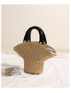 Wooden Portable Hat Straw Bag