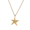 Ocean Series Starfish Hemp Floral Necklace & Earrings