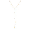Tassel Pearl Y Word Chain Necklace