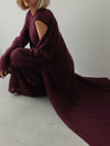 Autumn Knitted Cardigan Sleeveless Dress