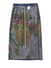 Old Cowboy Zipper Long Skirt