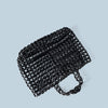 Wooden Beaded Hand Woven Shoulder Bag