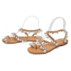 Pearl & Diamond Sandals