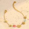 Floral Beaded Bracelet