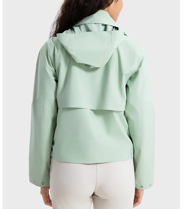 Removable Hooded Windbreaker Sports Jacket