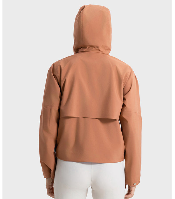 Removable Hooded Windbreaker Sports Jacket