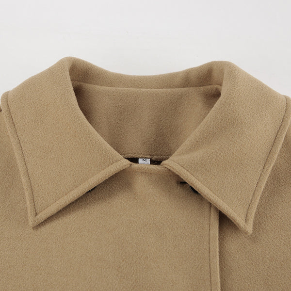 Brown Batwing Cardigan Coat